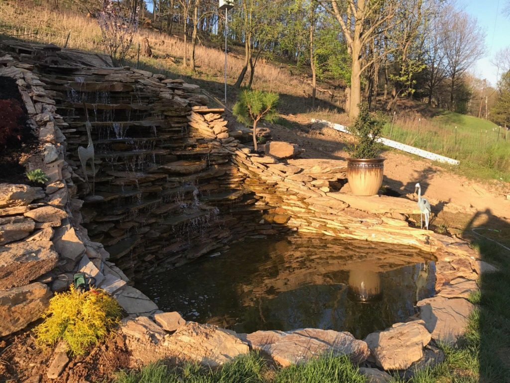 Waterfall with Pond